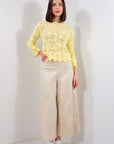 PANTALONE CROP PINKO