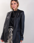 INFORMAL ECO-LEATHER JACKET