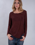 CASHMERE MIXED INTERMEDIATE STRIPED SWEATER