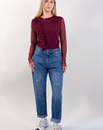 FRAPPA TULLE SWEATER