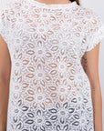 MAGLIA KIMONO PIZZO*