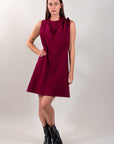 PINK SLEEVELESS DRESS