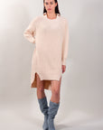 STEP MOHAIR DRESS