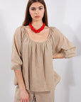 BLUSA GARZA COTONE*