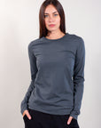 LONG SLEEVED COTTON SWEATER