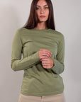 LONG SLEEVED COTTON SWEATER