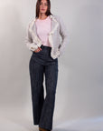 TRICOLOR FRINGED JACKET