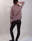 LEGGINGS ECOPELLE GOMMATA