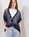 GIACCA KIMONO RETE