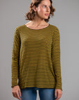 CASHMERE MIXED INTERMEDIATE STRIPED SWEATER