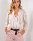 CAMICIA FRAPPE POIS TENCEL