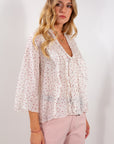 CAMICIA FRAPPE POIS TENCEL