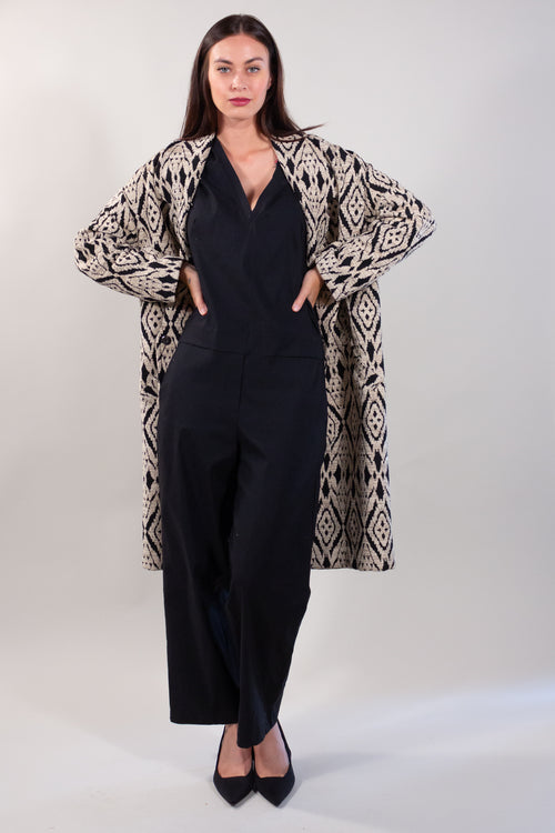 CAPPOTTO DAMASCATO LUNGO