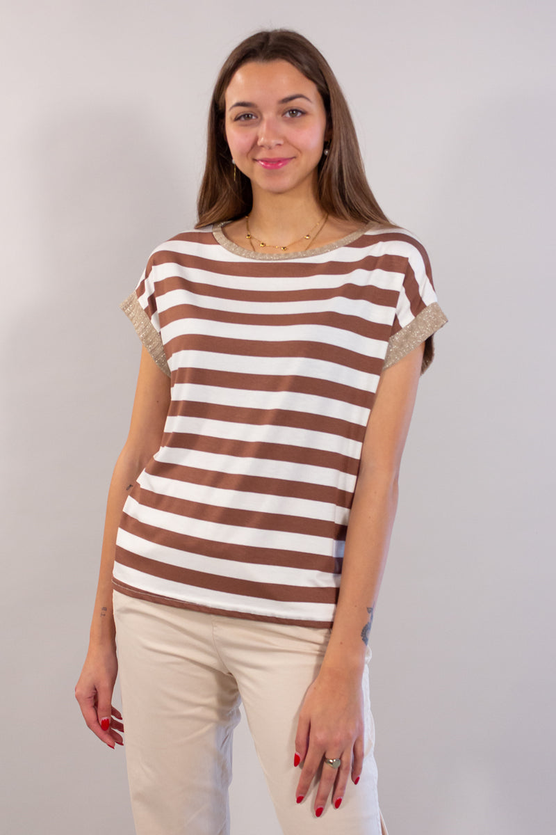 MAGLIA M/M BORDO LUREX