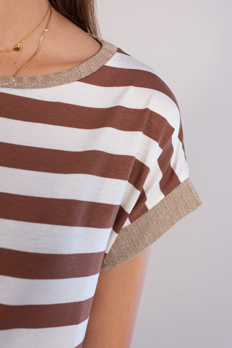 MAGLIA M/M BORDO LUREX
