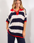 MAGLIA POLO OVERSIZE RIGONI
