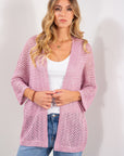 GIACCA APERTA RETE LUREX