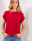 MAGLIA MANICA RISVOLTO
