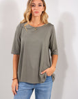 MAGLIA SVASATA VISCOSA