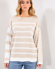 MAGLIA RIGHE MANICHE DIVERSE