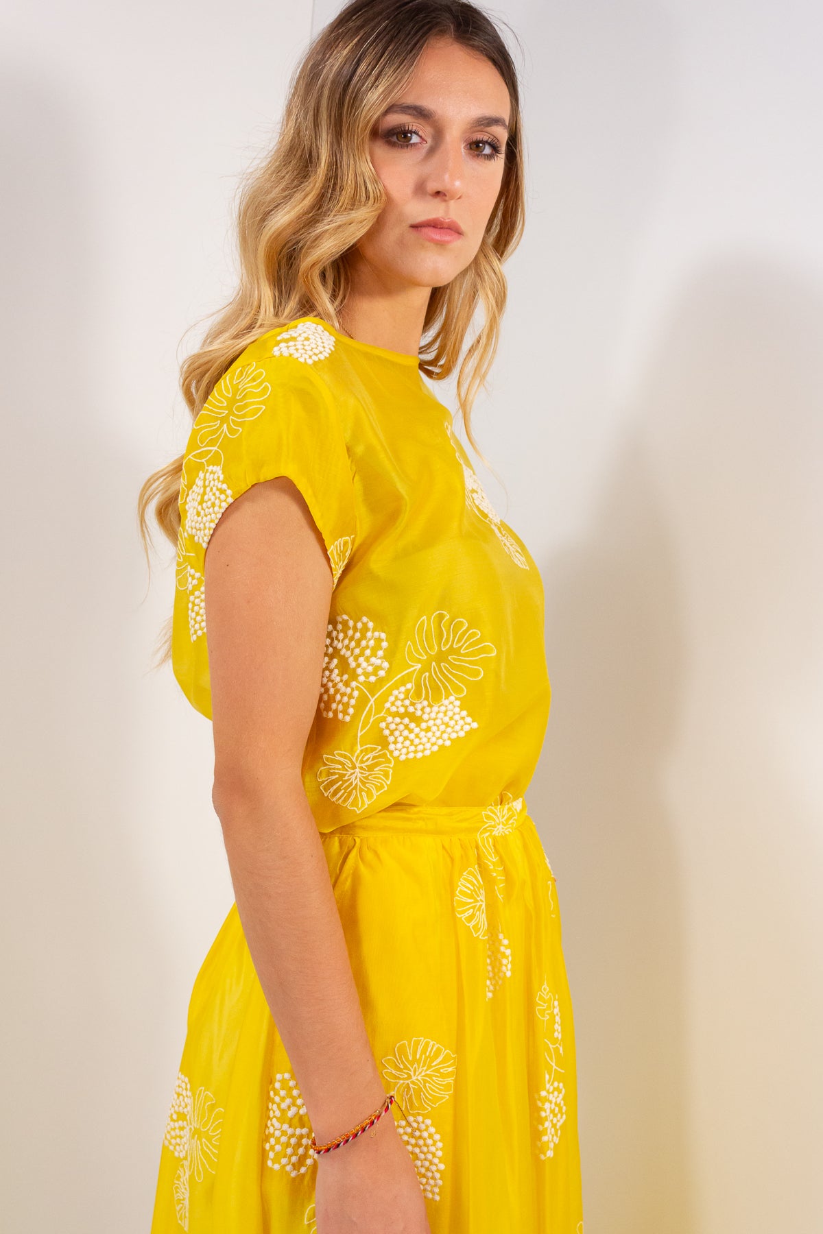 BLUSA LYOCELL RICAMATA