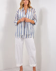 CAMICIA MUSSOLA AMPIA RIGHE