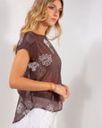 BLUSA LYOCELL RICAMATA