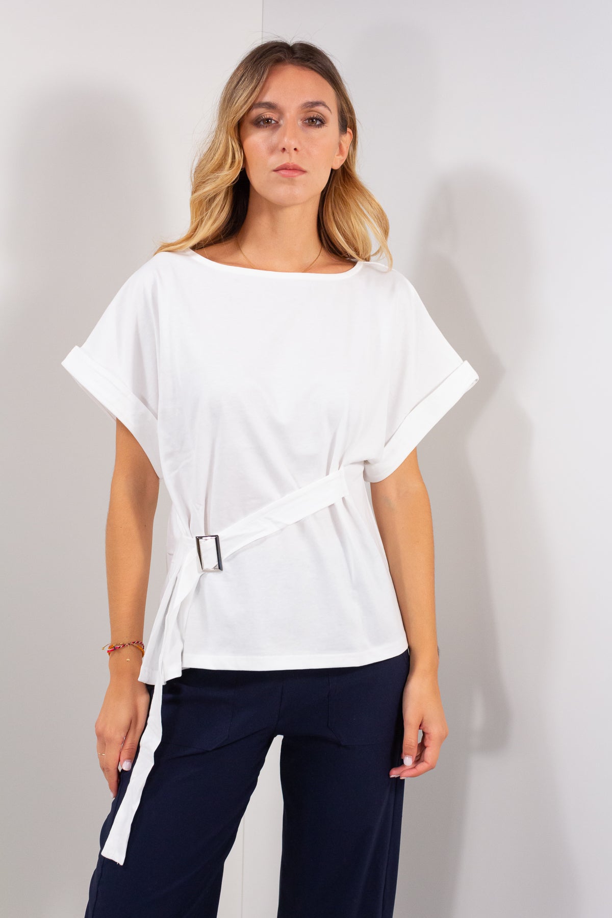 T-SHIRT KIMONO CINTURA