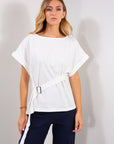 T-SHIRT KIMONO CINTURA