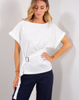 T-SHIRT KIMONO CINTURA