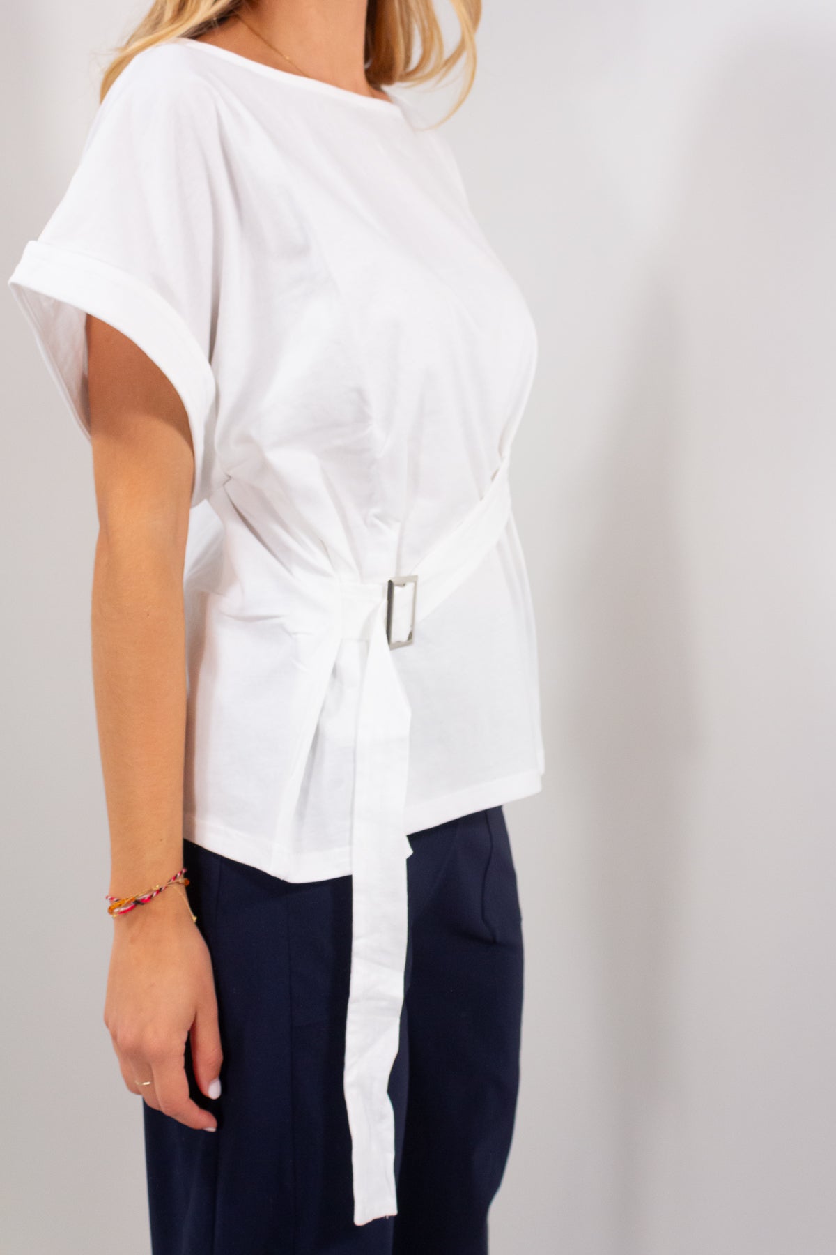 T-SHIRT KIMONO CINTURA