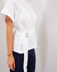T-SHIRT KIMONO CINTURA