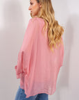 MAGLIA BLUSA CHIFFON