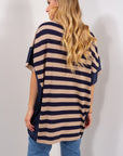 MAGLIA V UNITA+RIGHE OVER