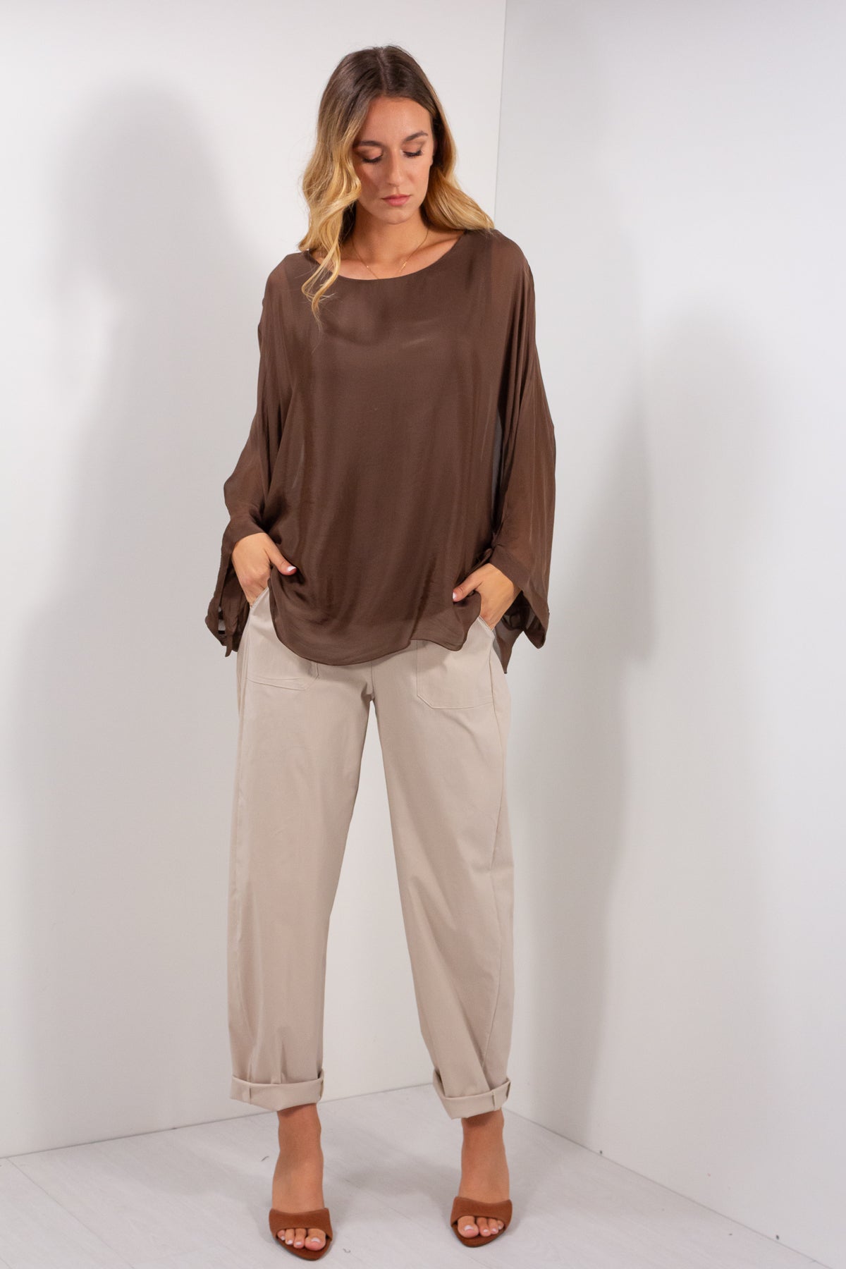 MAGLIA BLUSA CHIFFON
