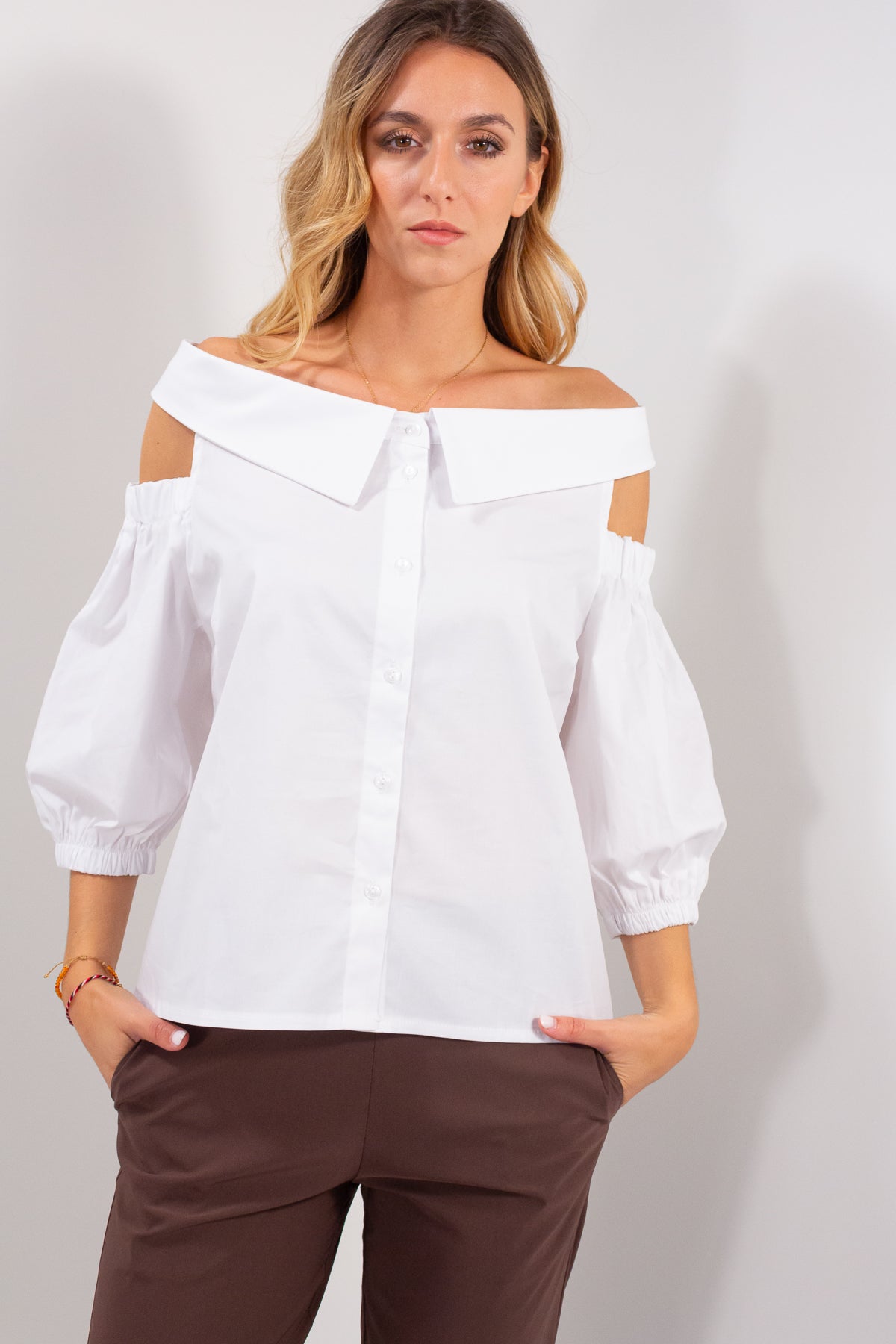 CAMICIA CUT OUT SPALLE