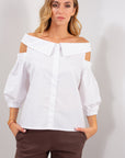 CAMICIA CUT OUT SPALLE