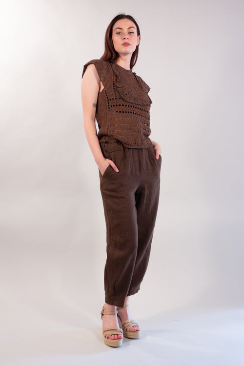 PANTALONE OVETTO LINO
