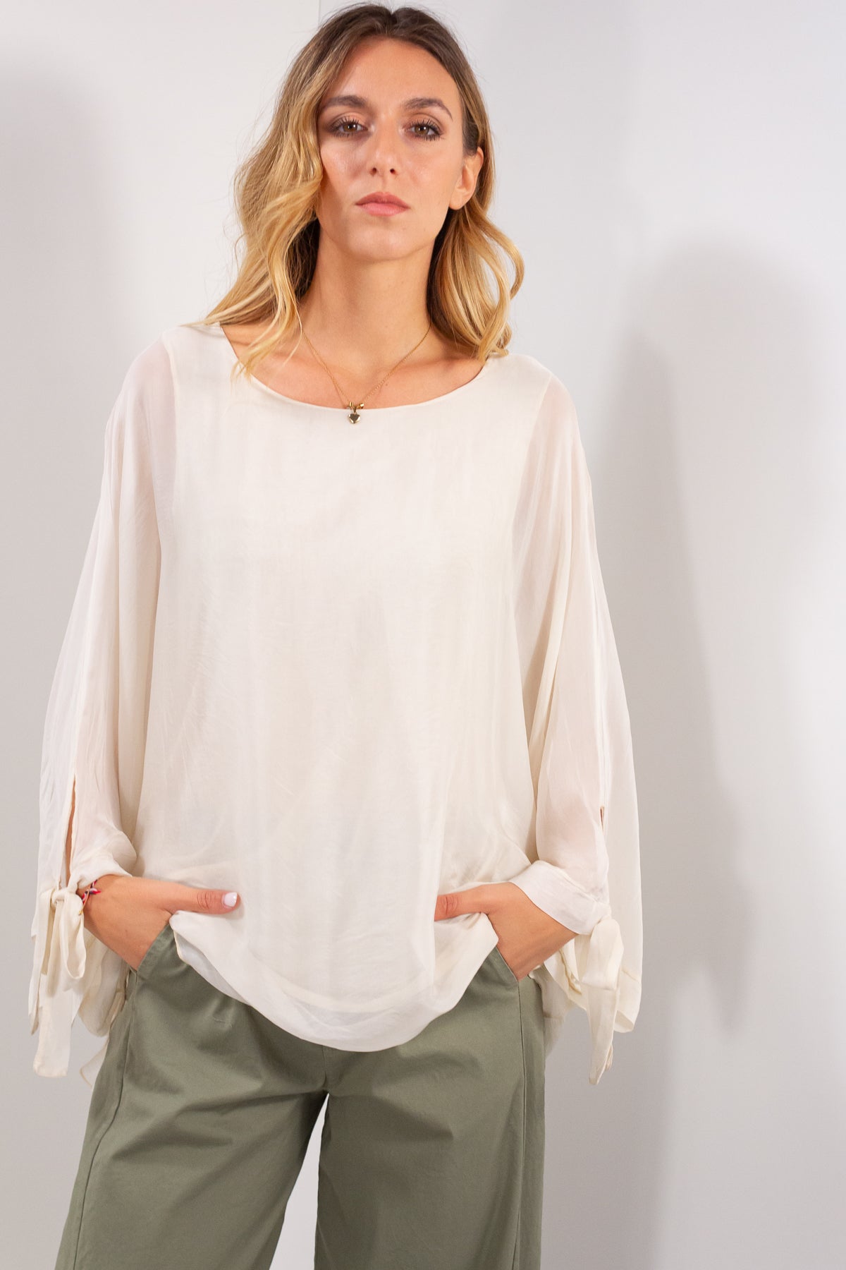 MAGLIA BLUSA CHIFFON