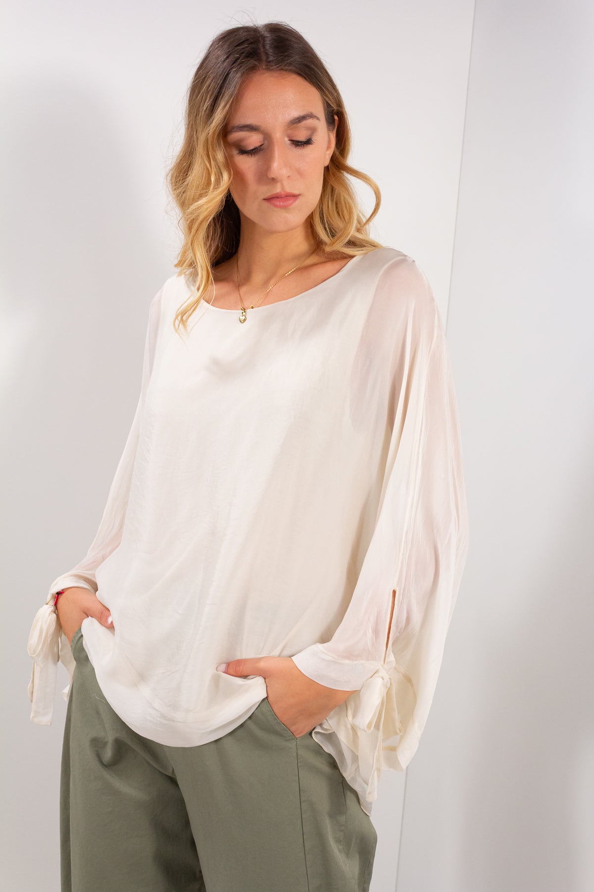 MAGLIA BLUSA CHIFFON