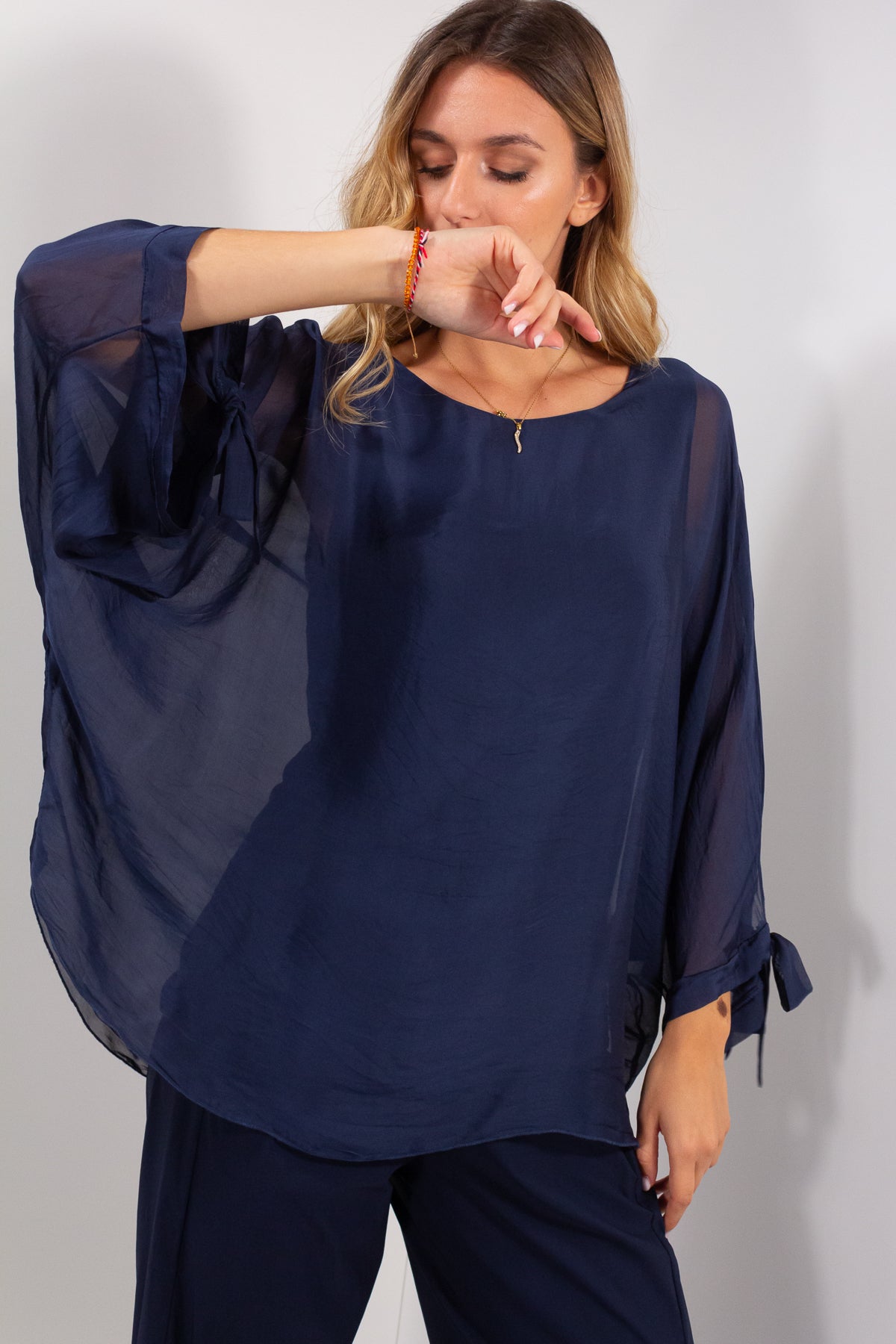 MAGLIA BLUSA CHIFFON