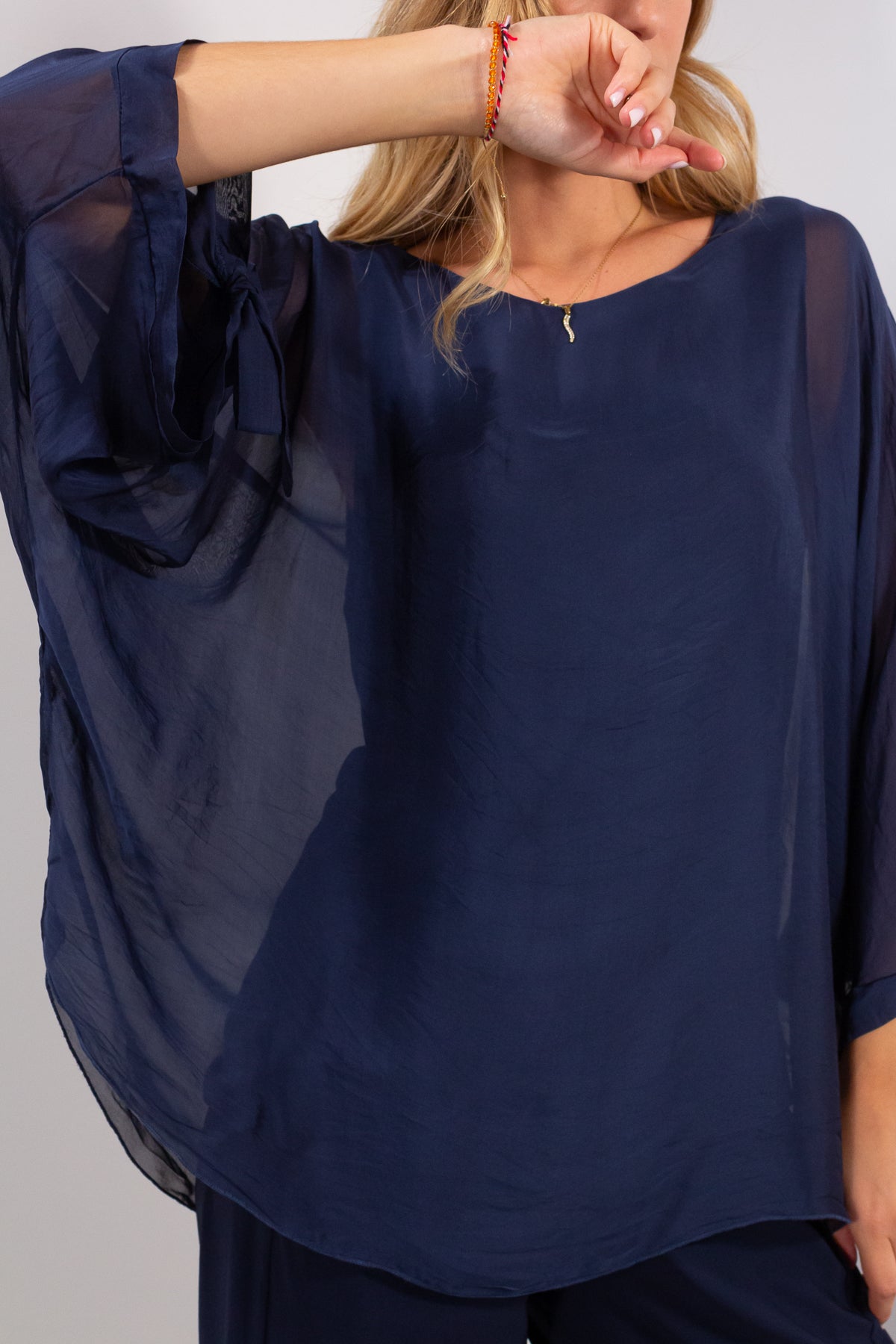 MAGLIA BLUSA CHIFFON