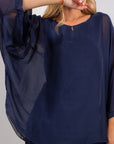 MAGLIA BLUSA CHIFFON