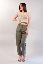 PANTALONE SIGARETTA COTONE