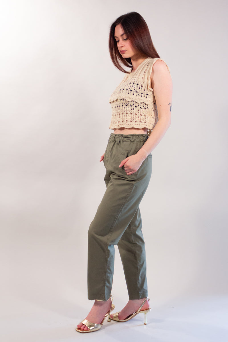 PANTALONE SIGARETTA COTONE