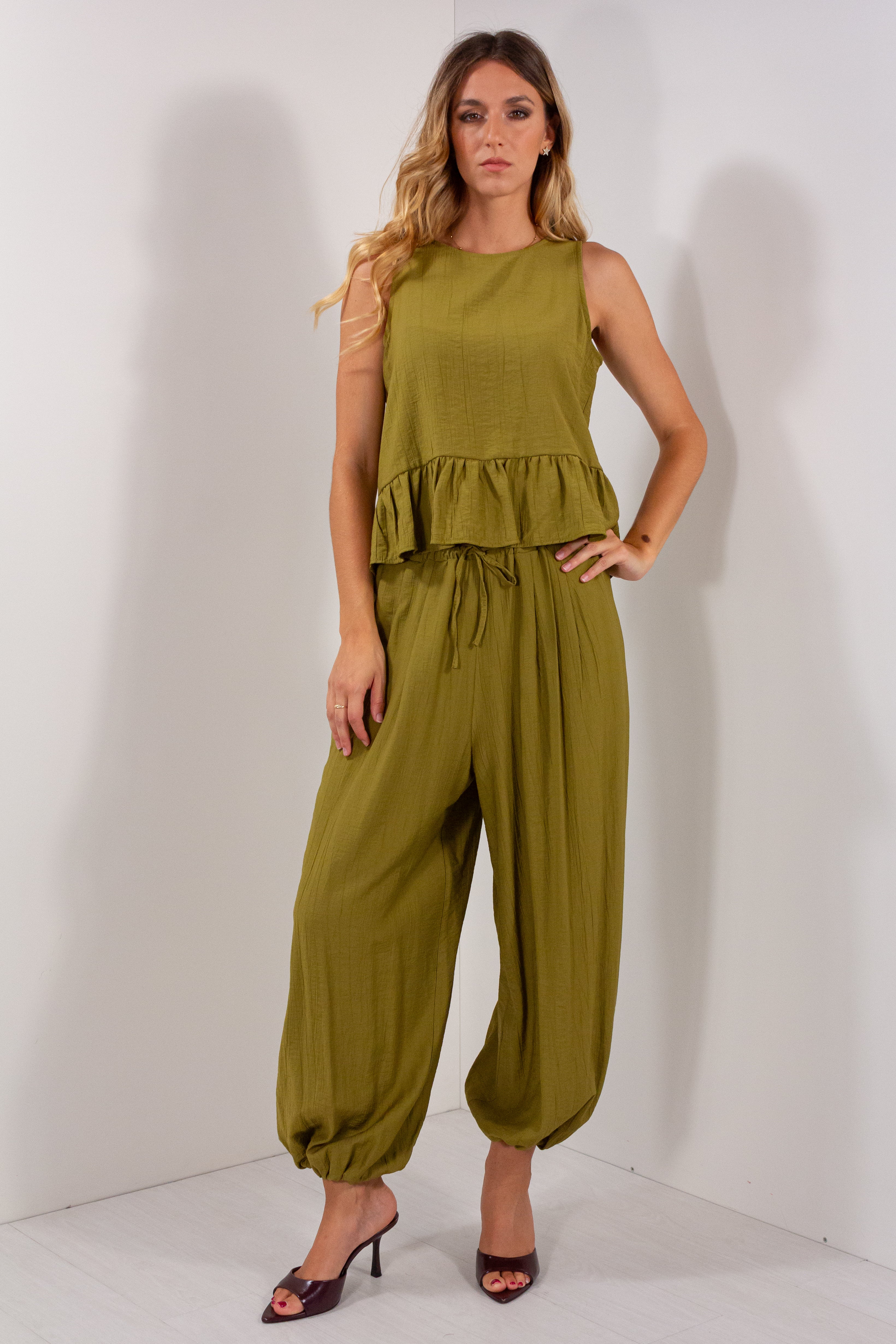 PANTALONE PALLONCINO STROPICCIO