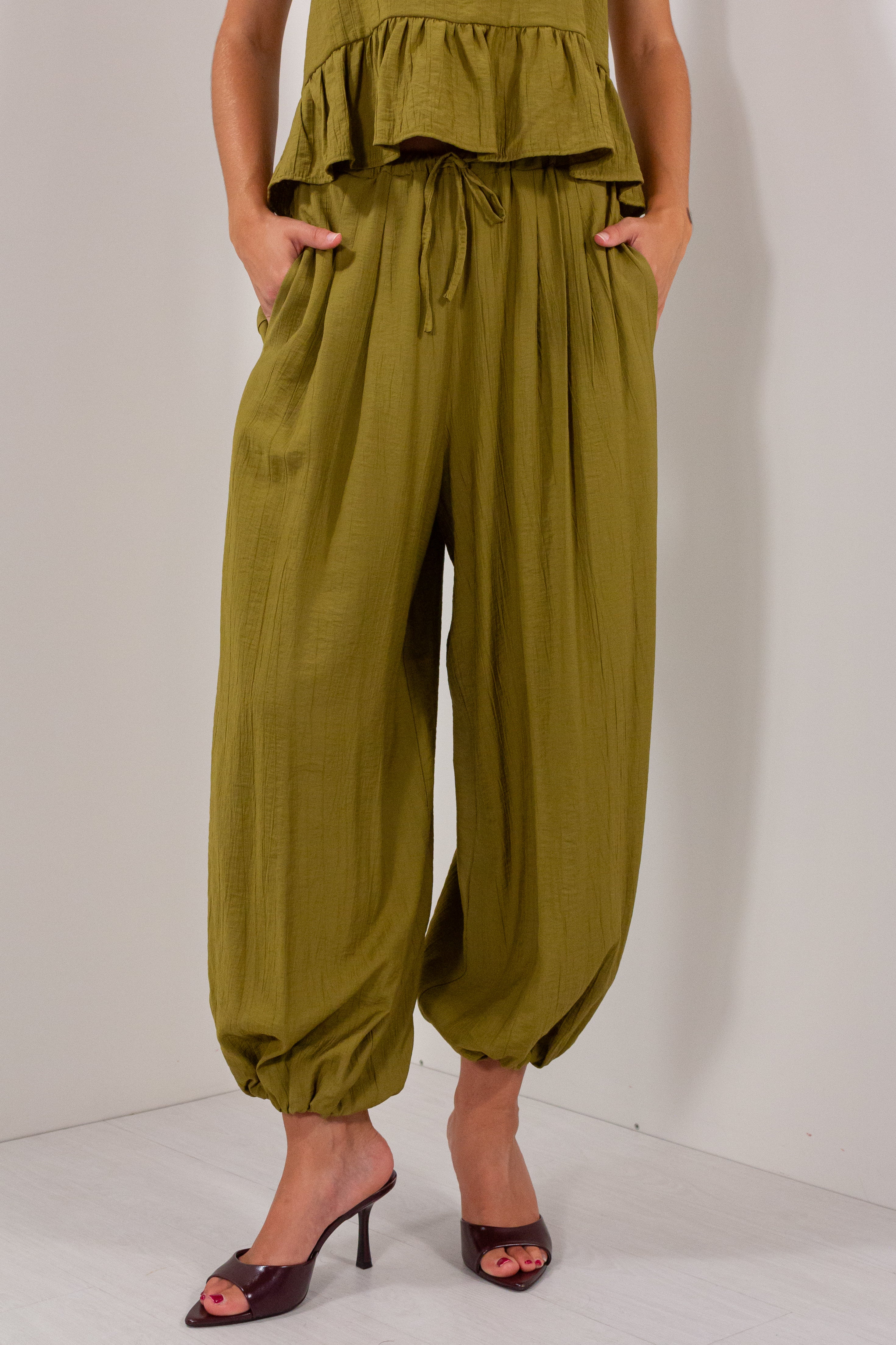 PANTALONE PALLONCINO STROPICCIO
