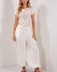 PANTALONE PALLONCINO STROPICCIO