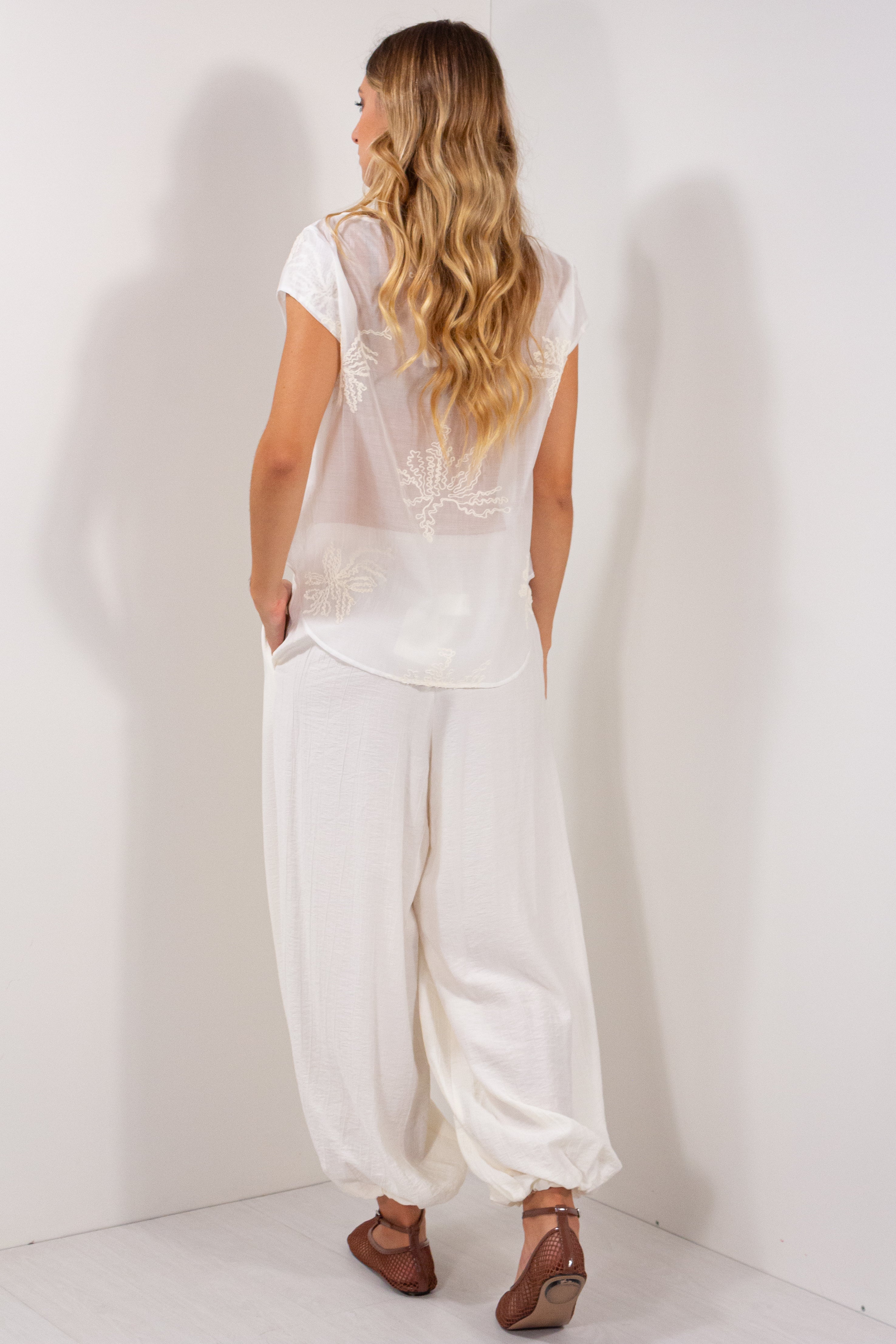 PANTALONE PALLONCINO STROPICCIO