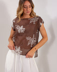 BLUSA LYOCELL RICAMO GRANDE